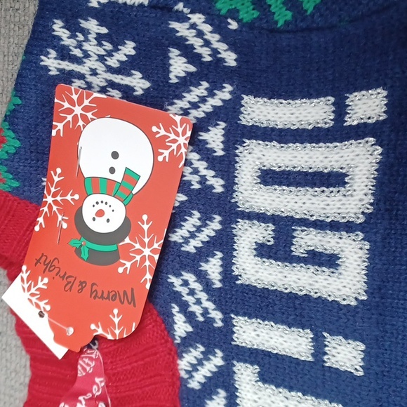 33 Degrees YETI SET GO Christmas Long Sleeve Ugly Sweater Gamer Youth LRG 14/16 - Picture 4 of 6